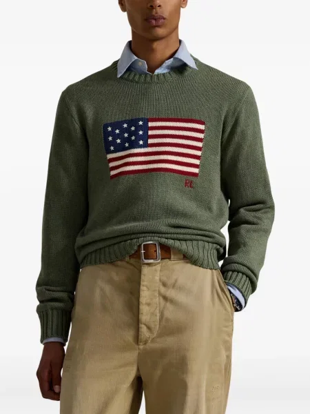 Ριγέ polo Polo Ralph Lauren με κουκούλα με αυτόγραφο λευκό