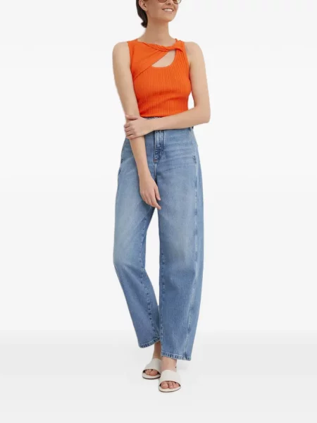 Top Dkny tricotate portocaliu