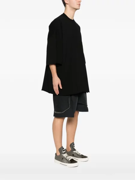 Tricou Rick Owens scurt negru