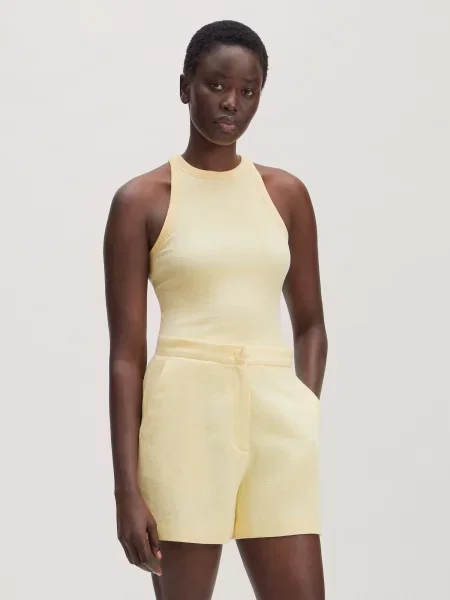 EDITED Top Orelia pastel galben