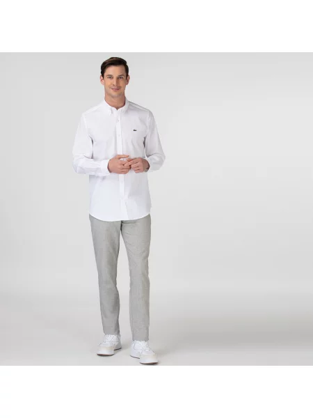 Lacoste Luźne Spodnie szary