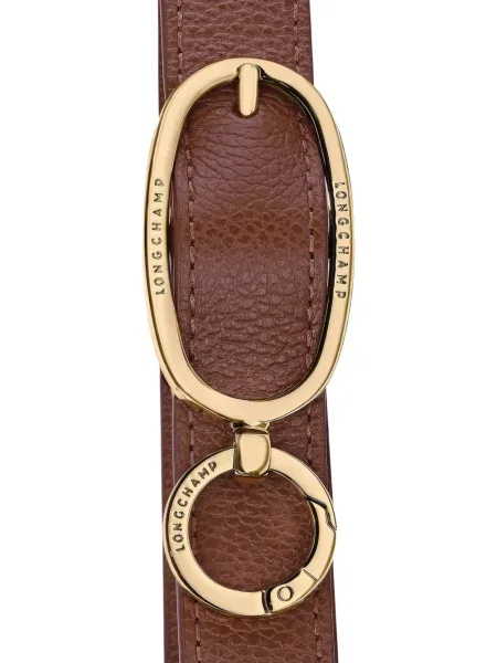 Geanta de piele Longchamp din piele maro