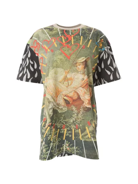 Тениска Vivienne Westwood с принт зелено