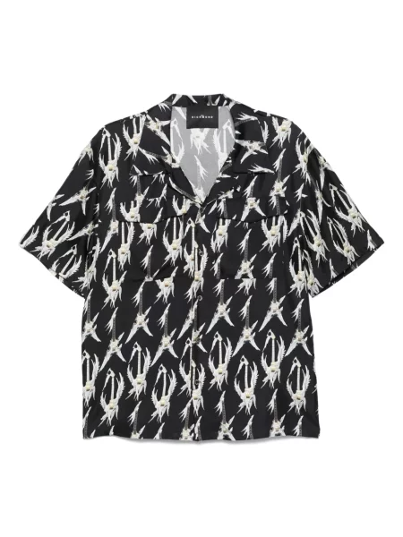 Košile John Richmond s potiskem černá