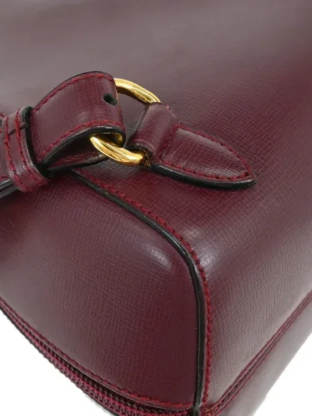 Rucsac Cartier din piele roșu