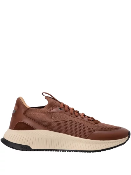 Sneakerși Boss maro