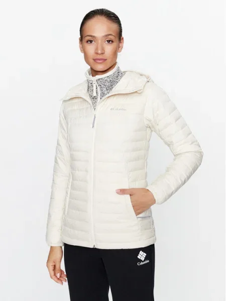 Columbia Geacă din puf Silver Falls™ Hooded Jacket Écru argintiu