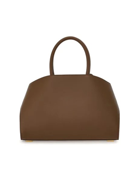 Torebka Ferragamo skórzana brązowa