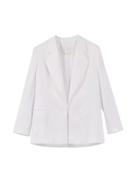 Satynowa marynarka Genny biała