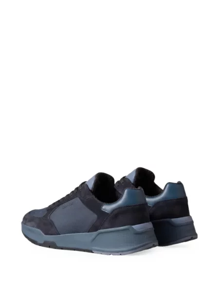 Sneakerși Calvin Klein din piele de căprioară albastru