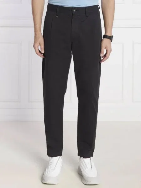 BOSS ORANGE Pantaloni Schino-Shyne negru