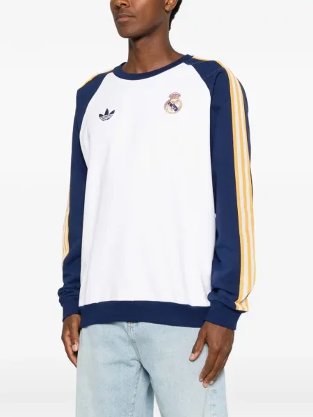 Hanorac Adidas cu dungi alb