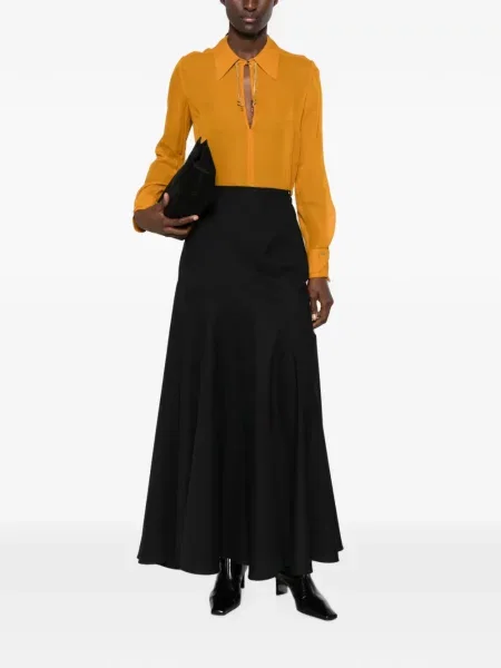 Bluză Elisabetta Franchi portocaliu