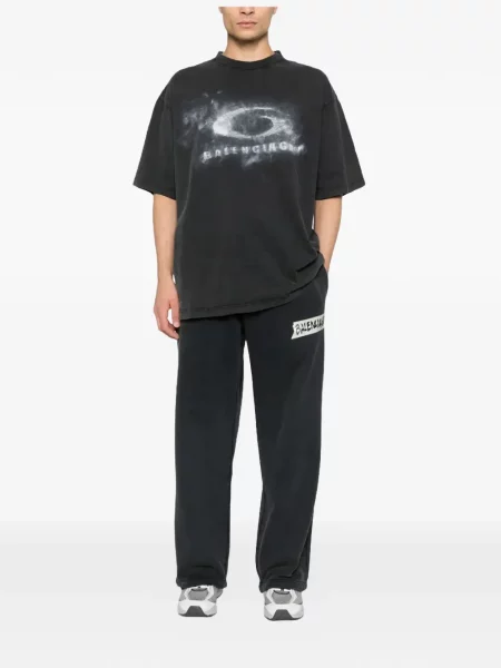 Tricou Balenciaga cu imagine negru