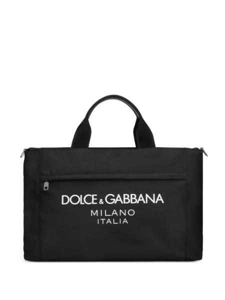 Geantă Dolce & Gabbana cu imagine negru