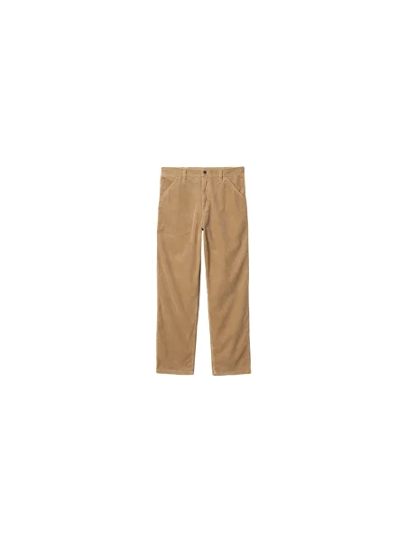 Carhartt WIP Single Knee Pant Peanut Mężczyźni Spodnie Carhartt WIP Jasnobrązowy Size: beżowe