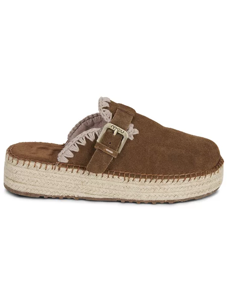 Pantofi Mou din piele de căprioară maro