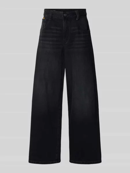 Jeansy High Loose Fit z detalem z logo model Skater' G-star Raw czarne