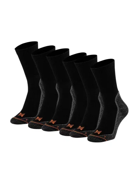Xtreme Sockswear skarpety robocze – 6 par – multi czarny
