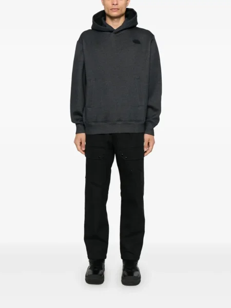 Hanorac cu glugă The North Face gri