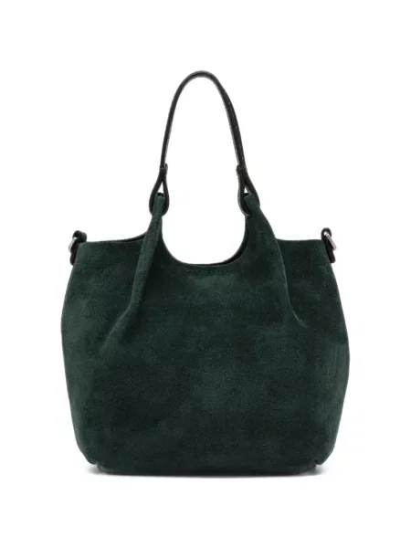 Geantă Gianni Chiarini din piele de căprioară verde