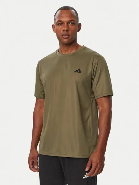 Adidas Тениска от техническо трико Workout Essentials Каки