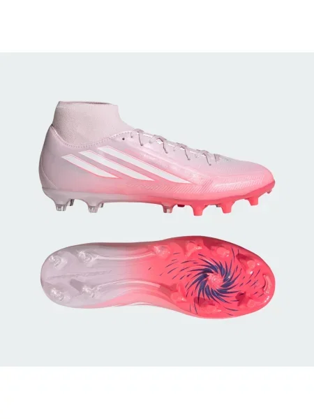 Buty piłkarskie do kostki na naturalną i sztuczną nawierzchnię SPARKFUSION LEAGUE białe