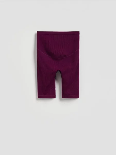 Reserved Prążkowane kolarki fioletowy