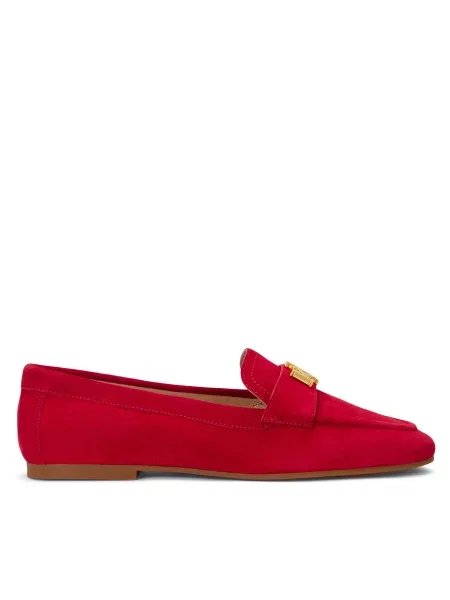 Loaferke LAUREN RALPH LAUREN rdeča