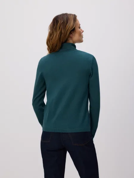 Reserved Гольф з віскозою синьо-зелений зелена