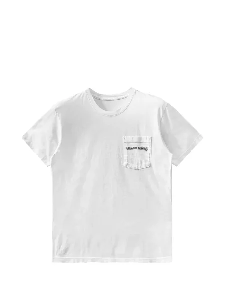 Tricou Chrome Hearts cu imagine cu motiv cu inimi alb