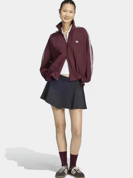 LUŹNA BLUZA DRESOWA OVERSIZE czerwona