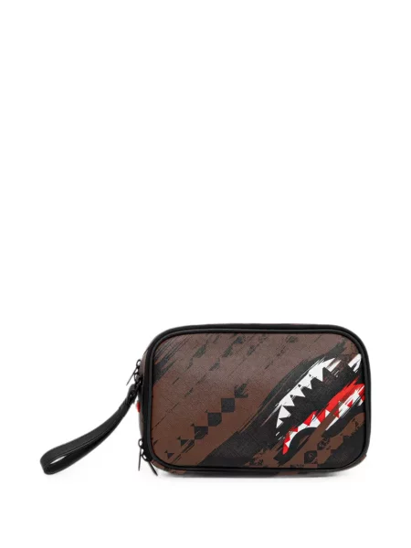 Geantă Sprayground cu imagine maro
