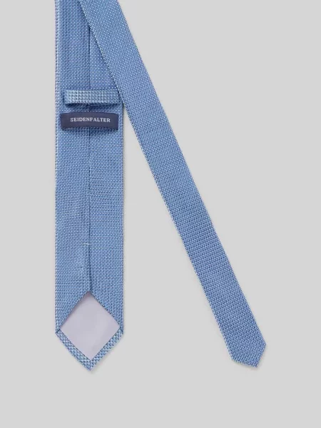 Krawat z czystego jedwabiu Prince Bowtie granatowy