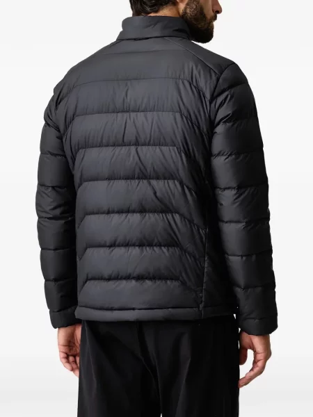 Matlasat geacă cu puf Jack Wolfskin cu imagine negru