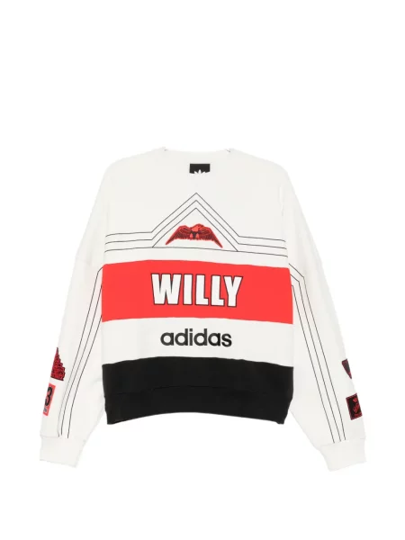Sală de gimnastică tricou Adidas din jerseu cu model camuflaj alb