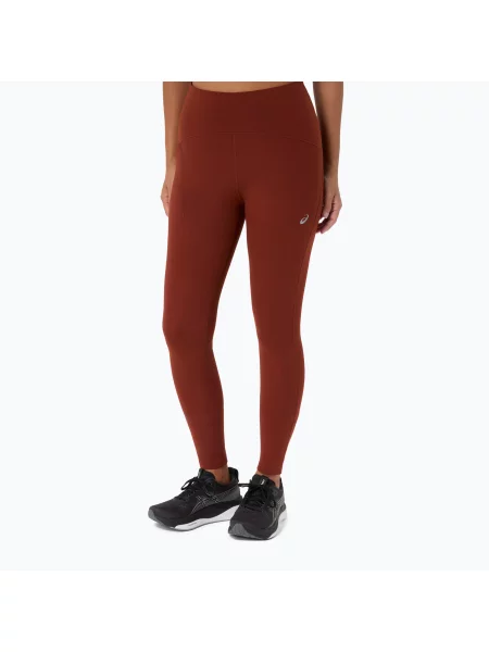 Běžecké legíny ASICS Road Winter High Waist singed red červené