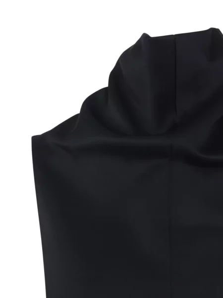 Rochie fără mâneci Khaite fără mâneci de costum negru