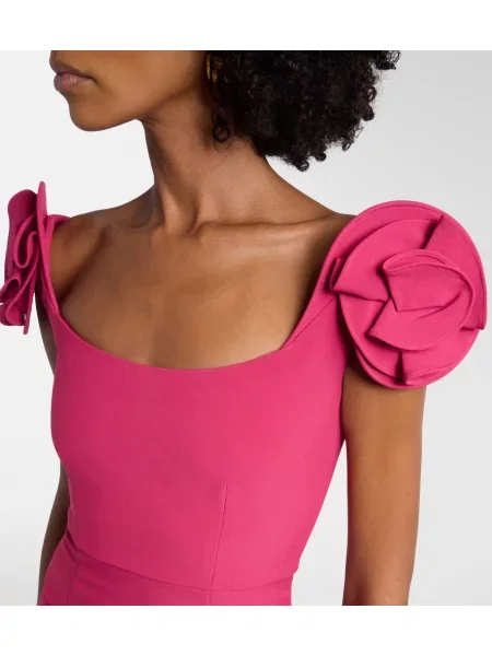 Rochie Roland Mouret cu model floral roz