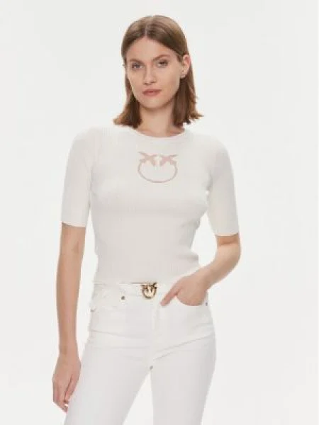 Pulover Pinko alb