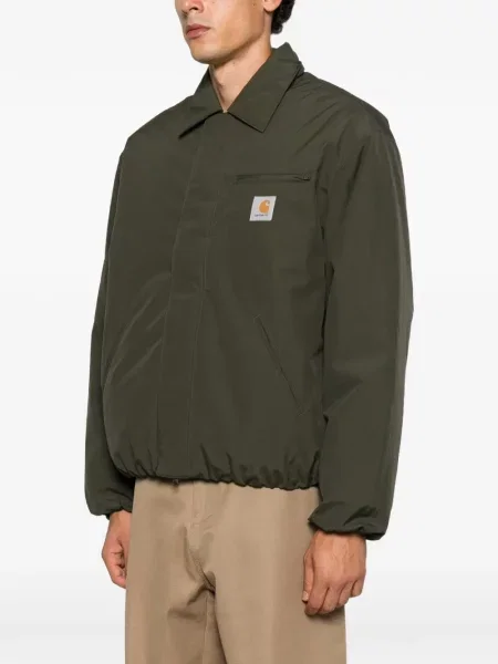 Geacă Carhartt Wip cu autograf verde