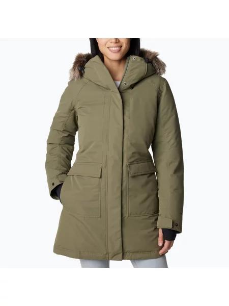 Płaszcz ocieplany Columbia Little Si II Ins Parka stone green zielona