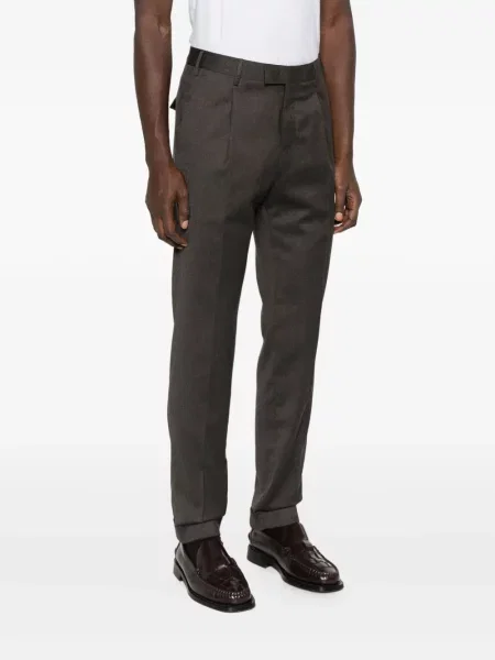 Pantaloni Pt Torino de lână maro