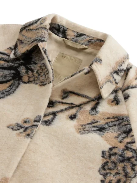Geacă Woolrich cu model floral din jacard