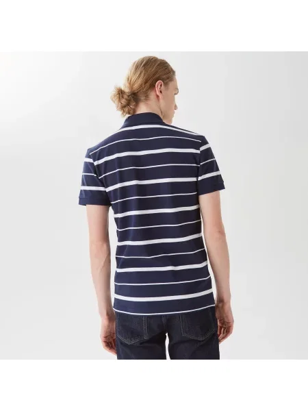 Поло Lacoste синее