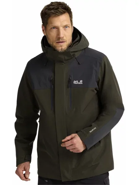 Ветровка Jack Wolfskin серая