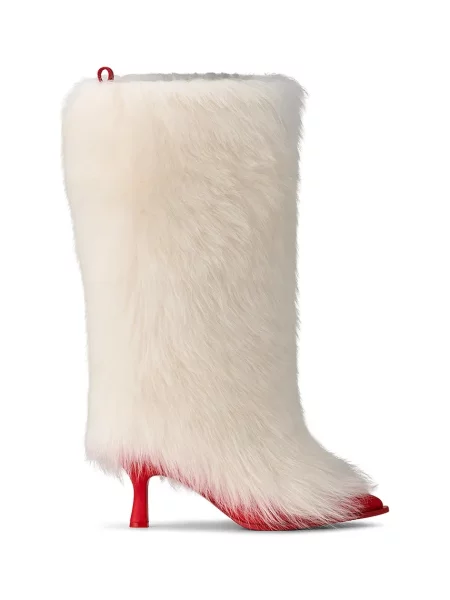 UGG cizme x Ambush Fur Heel cu cui izolare usoara alb