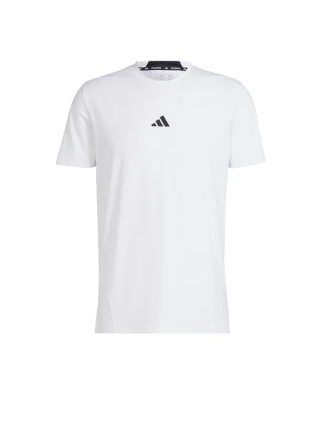 ADIDAS PERFORMANCE Tricou funcțional Designed for Training Workout negru alb