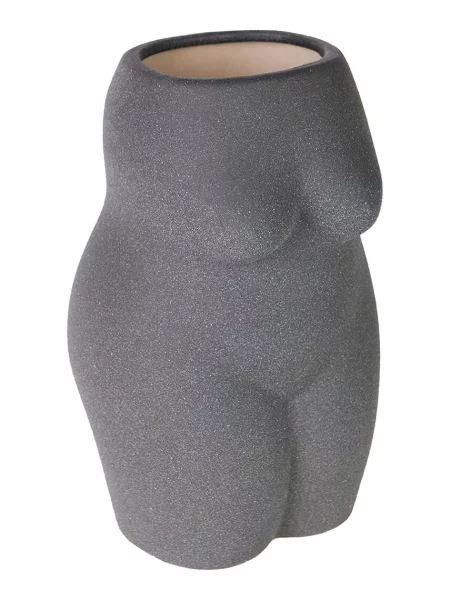 Dekorativní váza DOIY Body šedý