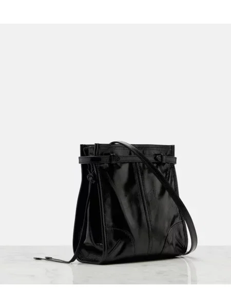 Mini geanta de piele Prada din piele mini negru